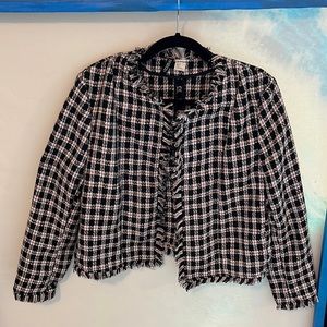 Houndstooth blazer